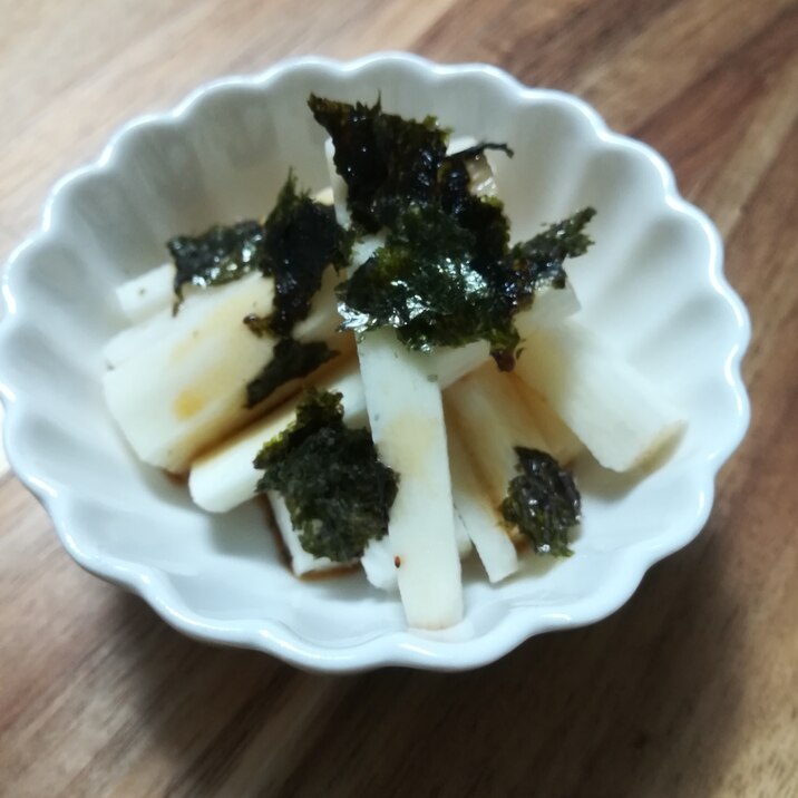 長芋のシャキシャキ醤油がけ